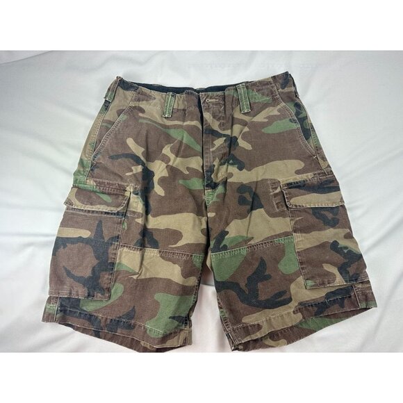 Polo Ralph Lauren Shorts Men's 31 Green Woodland Camo Gellar Relaxed Fit Cargo - Picture 1 of 8
